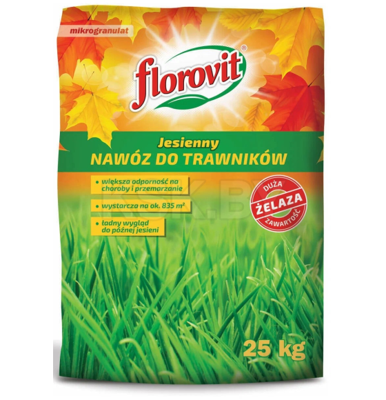Удобрение Флоровит для газона осенний 25кг, мешок