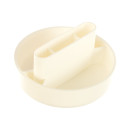 Мини-кельма пластиковая круглая белая 100 мм STMDECOR RSL08D