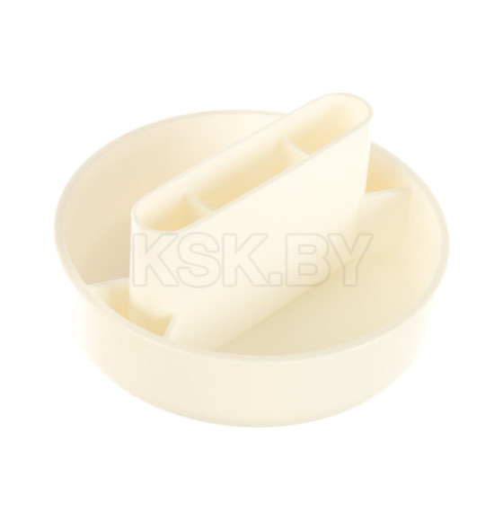 Мини-кельма пластиковая круглая белая 100 мм STMDECOR RSL08D