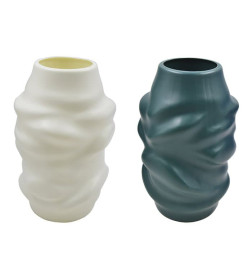 Ваза для цветов (20 см) (109048) пластик, микс