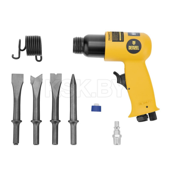 Пневматический молоток с набором насадок Denzel НР4500 (57468) 