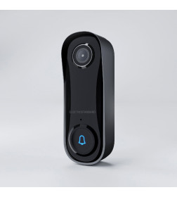 Умный видеозвонок черный с питанием от сети 76106/00 IP54