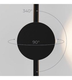 Светильник настенный светодиодный Illume черный 3000K ES