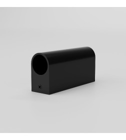 Крепления накладные для круглого гибкого неона Full light черный (FL 28101) ES