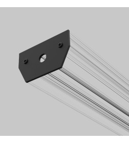 Заглушки для профиля в натяжной потолок черный Basic System ES