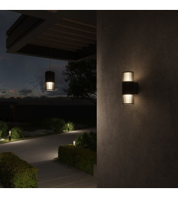 Светильник садово-парковый со светодиодами Entero черный ES