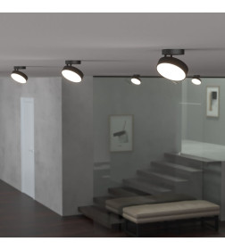 Светильник накладной Pila 12W 4200K 25135/Led черный ES