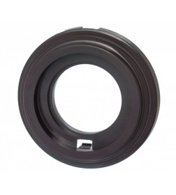 Рамка 1 постовая, пластик, цвет коричневый