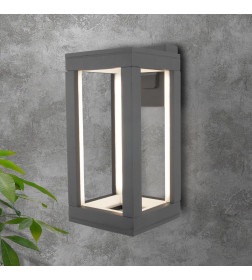 Светильник настенный уличный Techno 1527 12Вт IP54 серый ES