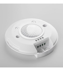 Датчик движения инфракрасный 6m 2,2-4m 2000W IP20 360 Белый  ES