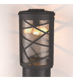 Светильник уличный Premier GL 1017F черный ES