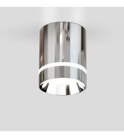 Светильник светодиодный стационарный хром, DLR021 9W 4200K ES