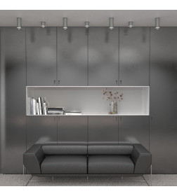 Светильник светодиодный стационарный хром матовый, DLR021 9W 4200K ES