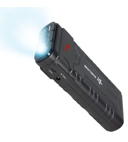 Аккумулятор пусковой (Booster) 16000мАч, 1000А, 14.8V, умные провода, пуск ДВС 5.0d, кейс