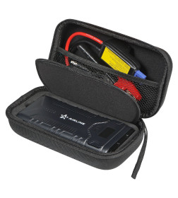 Аккумулятор пусковой (Booster) 16000мАч, 1000А, 14.8V, умные провода, пуск ДВС 5.0d, кейс