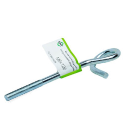 Крюк качельный с метрической резьбой M8х120, прочн. 4.8, ЕКТ (с этик./1шт)