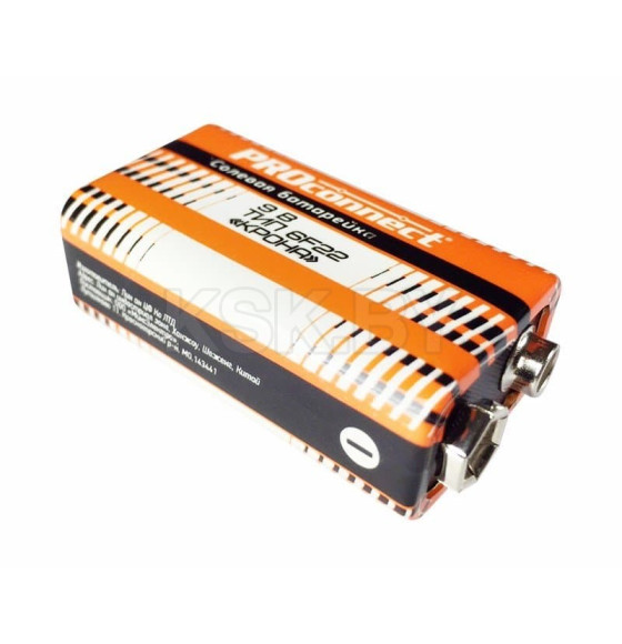 Батарейка солевая 9V 6F22 "Крона" PROconnect 30-0030 (30-0030) 