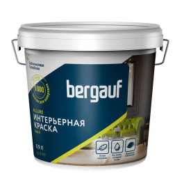 "Bergauf Allure" краска интерьерная база А, 0,9 л/ 1,4 кг
