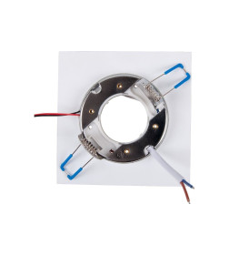 Встраиваемый светильник GX53 квадрат 3-х уровневый, матовый, General