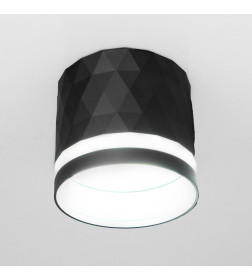 Светильник накладной GX53 черный, ромб, с боковым рассеивателем General