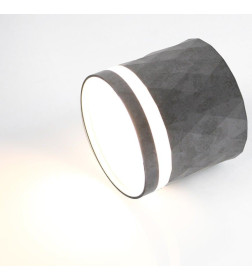 Светильник накладной GX53 бетон, ромб, с боковым рассеивателем General