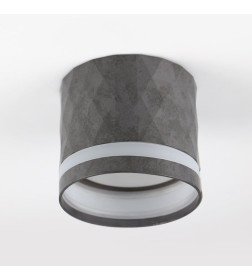Светильник накладной GX53 бетон, ромб, с боковым рассеивателем General