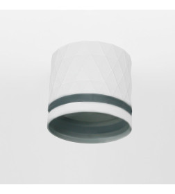 Светильник накладной GX53 белый, ромб, с боковым рассеивателем General