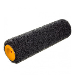 Ролик черный нейлон 25 см (для нанесения штукатурок) АКОР "Профи"