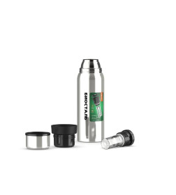 Термос БИОСТАЛЬ-ОХОТА NBR-Z 0,75 л 2 чашки, ситечко