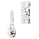 Шнур сетевой с вилкой ПВС 3x0,75 мм² 3 м с/з (белый) TDM SQ1305-0076 (SQ1305-0076) 