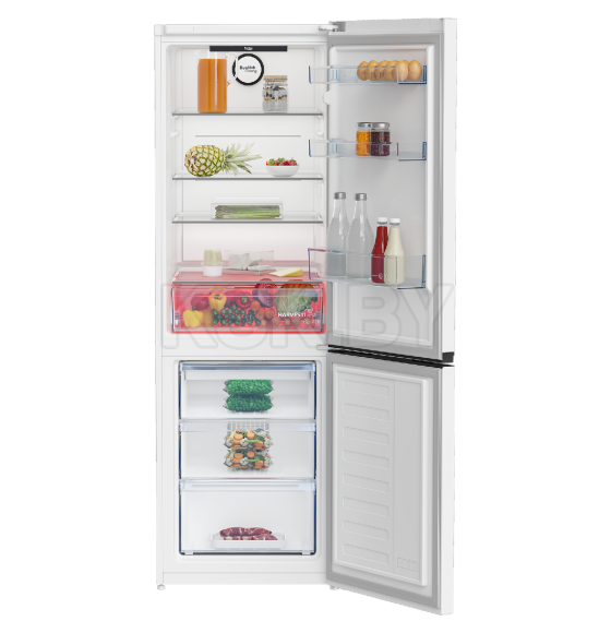 Холодильник с морозильником Beko B3R0CNK362HW (8255630) 