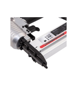 Нейлер-степлер пневматический 2 в 1 с регулировкой глубины (гвозди 18GA, скобы 18GA) Matrix