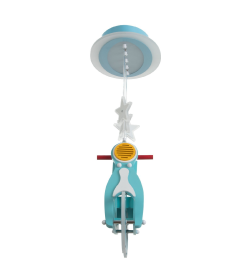 Люстра "Мотоцикл" LED 54Вт 4000К голубой 57х23х68 см BayerLux