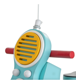 Люстра "Мотоцикл" LED 54Вт 4000К голубой 57х23х68 см BayerLux