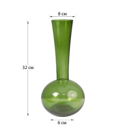 Ваза стеклянная  8*32см FLORA 119361