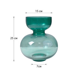 Ваза стеклянная 15*25см ROUND 2 119359