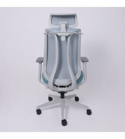 Кресло поворотное DYNAMIC светло-серый+ бирюзовый 123695