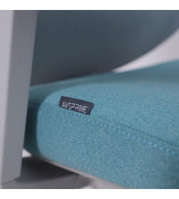 Кресло поворотное DYNAMIC светло-серый+ бирюзовый 123695