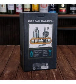 Набор барный «100% бармен»: подарочный (10 предметов) 5220943