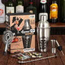 Подарочный набор барный «Крутой бармен» (5 предметов) карточки с рецептами (9227061) 