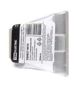 Панель лицевая для выреза в шкафу ПЛ-1, 1 модуль, пластик, без дверцы, IP40, серая TDM SQ0827-0010