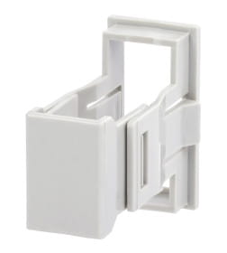 Панель лицевая для выреза в шкафу ПЛ-1, 1 модуль, пластик, без дверцы, IP40, серая TDM SQ0827-0010