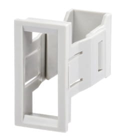 Панель лицевая для выреза в шкафу ПЛ-1, 1 модуль, пластик, без дверцы, IP40, серая TDM SQ0827-0010