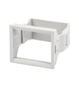 Панель лицевая для выреза в шкафу ПЛ-3, 3 модуля, пластик, без дверцы, IP40, серая TDM SQ0827-0012