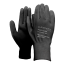 Перчатки нейлоновые KRONEX X-PRO NEURON-PU черные 10 р-р (PRO-1010b) 
