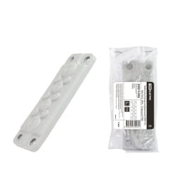 Кабельный ввод мембранный КВМ-10, ТЭП, RAL7035, IP54, 10 вводов TDM SQ0814-0006