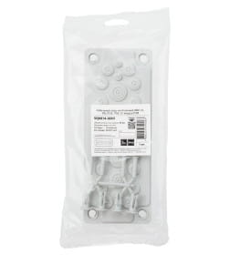 Кабельный ввод мембранный КВМ-25, ТЭП, RAL7035, IP66, 25 вводов TDM SQ0814-0009