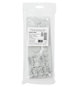 Кабельный ввод мембранный КВМ-35, ТЭП, RAL7035, IP66, 35 вводов TDM SQ0814-0008