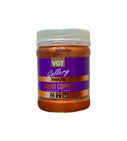 Эмаль VGT ВД-АК-1179 универсальная перламутровая "Жидкая медь", 0,23 кг