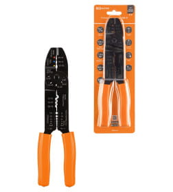 Клещи обжимные КО-У, универсальные (обжим, зачистка, винторез) "МастерЭлектрик" TDM SQ1001-0008